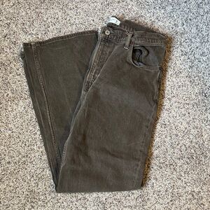 Abercrombie & Fitch Women's Dark Brown High Rise Jeans